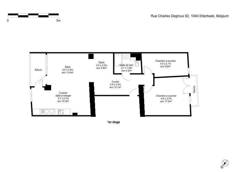 In Brussels, Degroux By Homenhancement Sa Appartement Brussel